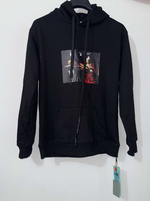 Hanorac OFF-White • Calitate Premium • Caravaggio Arrows  • Cod QR