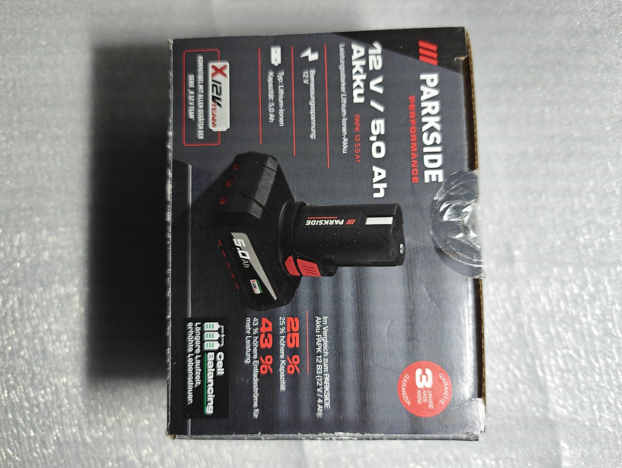 Acumulator Parkside 5 ah x12v performance baterie