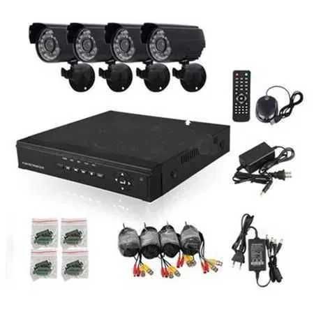 Комплект видеонаблюдение Dvr, Hdmi + 4 камери камера CCTV