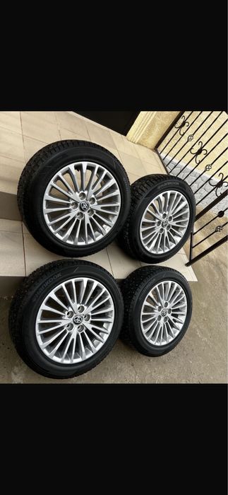 Титановые Диски с зимними покрышками 215/55/R17 Новые,Оригинальные