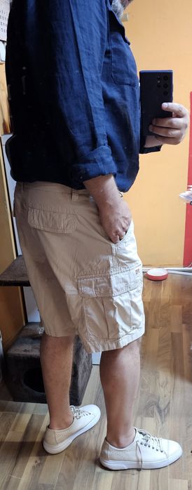 Pantaloni scurti din bumbac Napapijri, mar 36(XL). Noi, cu eticheta