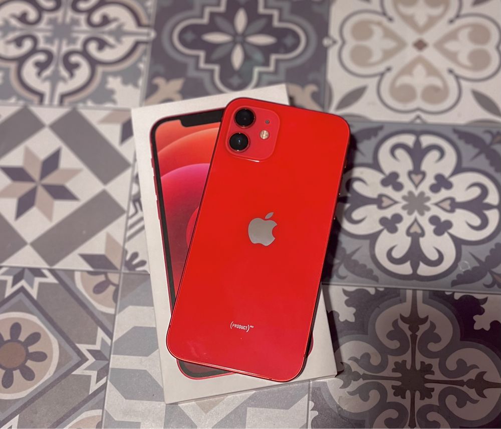 Apple iPhone 12, (PRODUCT) Red, 64 Gb, stare buna