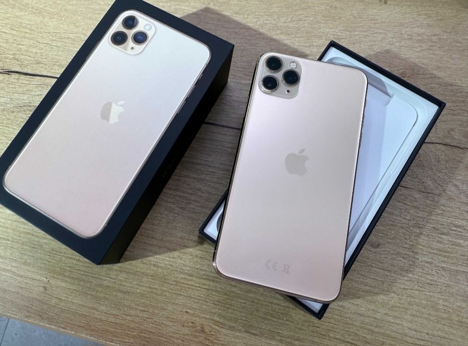 Telefon Iphone 11 Pro Max Impecabil ca Nou 64GB 4G Gold Trimit Schimb