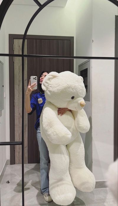 АКЦИЯ: Плюшевый мишка белый | ВСЕХ РАЗМЕРОВ | Тедди большой медведь