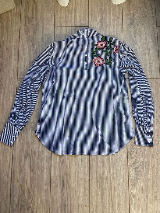 Camasa Stradivarius in dungi, cu model embroidery, S