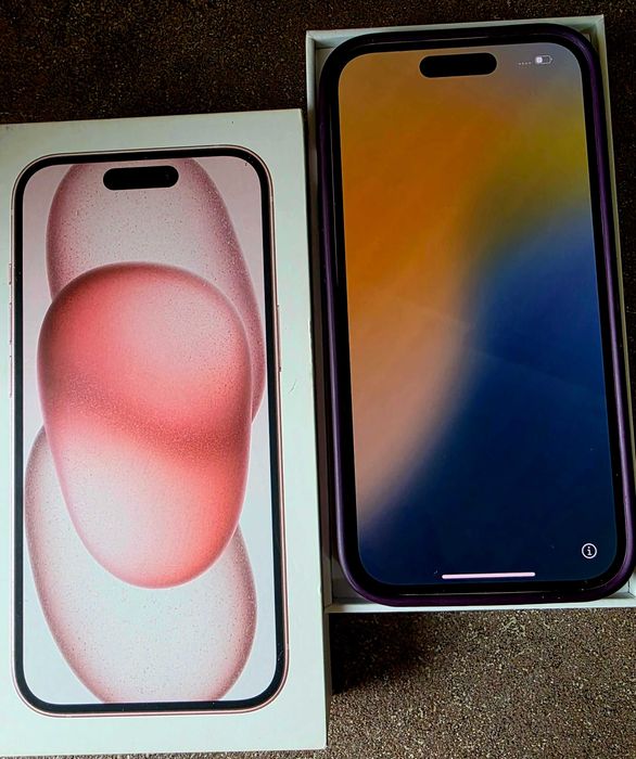 iPhone 15 - 128GB - Pink - Nou - Garantie - Factura