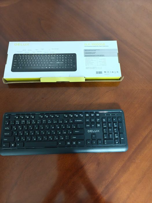 Беспроводная клавиатура Delux DLK-1900OGB