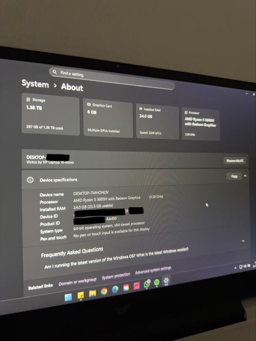 Laptop HP Victus 16”