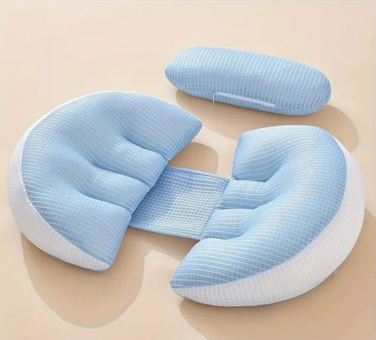 Pernă ergonomică pentru sarcină - sprijin lombar și burtică