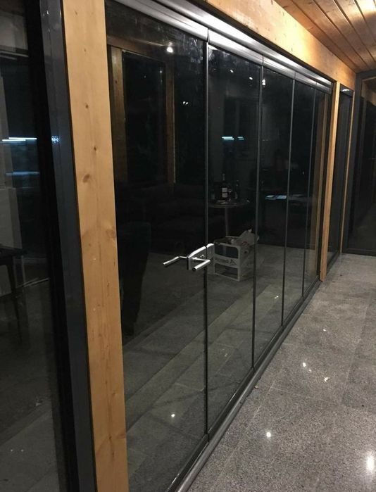 Sticlă armonică Glisantă culisantă pentru terase foisoare balcoane