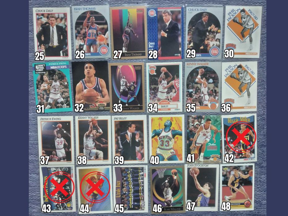Баскетбол Картички NBA 90-те Trading Cards Колекционерски НБА Lakers