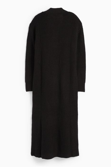 Cardigan lung cu buzunare