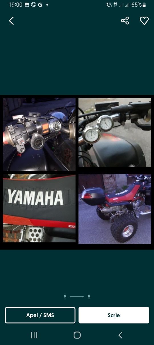 Yamaha warrior350/14 Kw/Recent adus(nu Suzuki ltz/ltr/raptor/polaris)