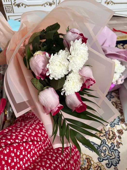 Цветы после мероприятия