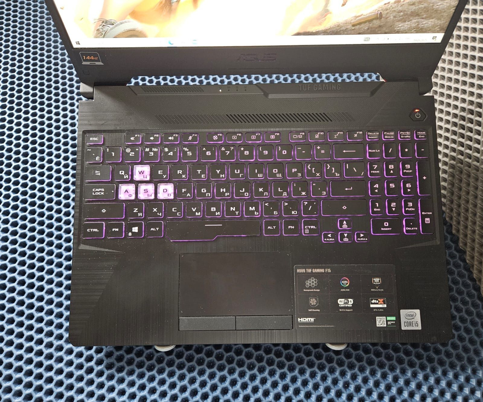 Игровой ноутбук Asus Tuf gaming/i5/m2 ssd/16gb DDR-4/Gtx 1650/144герц.