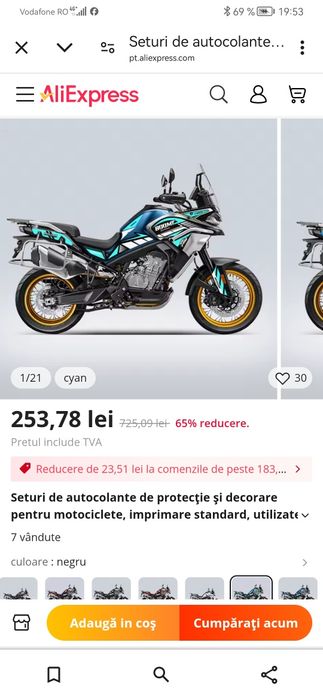 Kit deco autocolant CF MOTO 800 MT