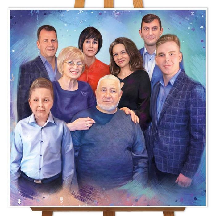 Cadoul perfect,pictura portret dupa poze