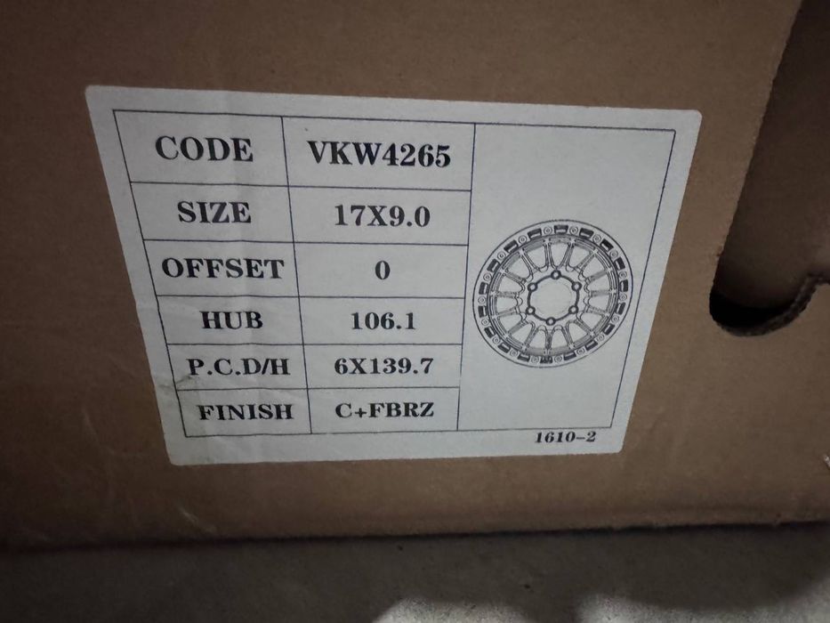 OFF ROAD диски для Chevrolet Trailblazer