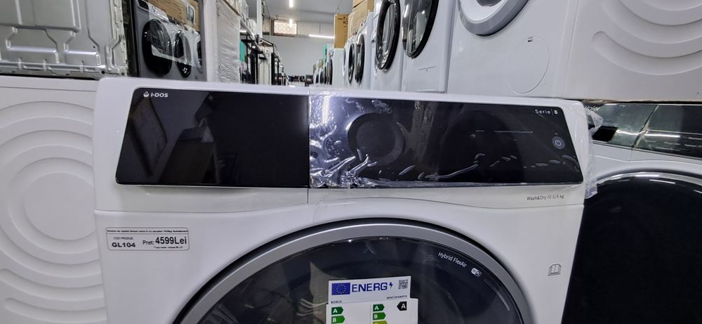 Masina de spalat Bosch seria 8 cu uscator si autodozare Garantie GL104