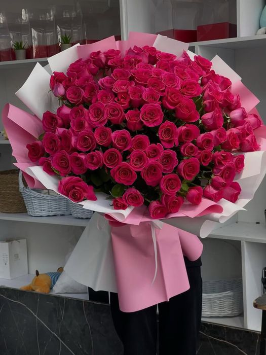 Розы 70см по 500тг, кустовые розы 1200