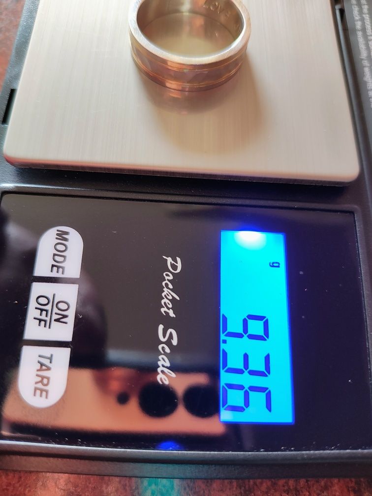 Inel PLATINĂ & AUR 14k , Canada , 9.36 grame