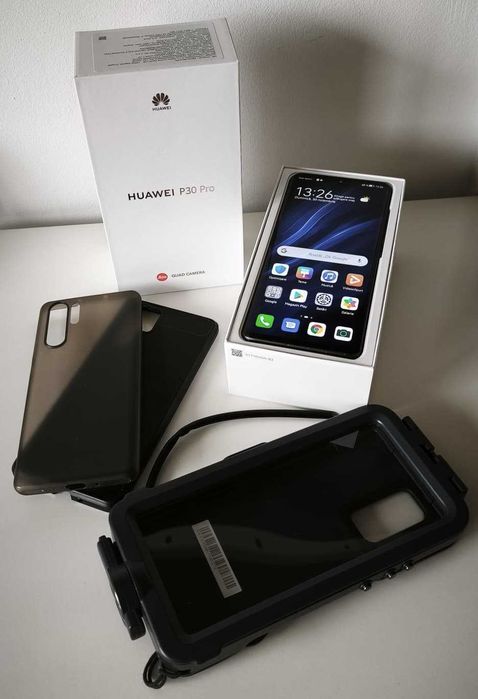 Telefon mobil Huawei P30 Pro 128gb, dual sim + husa de apa
