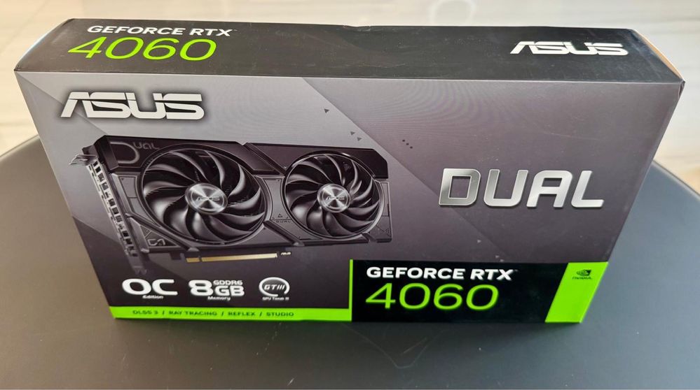 Placa video ASUS GeForce RTX™️ 4060 DUAL EVO OC 8GB GDDR6 128-bit Noua