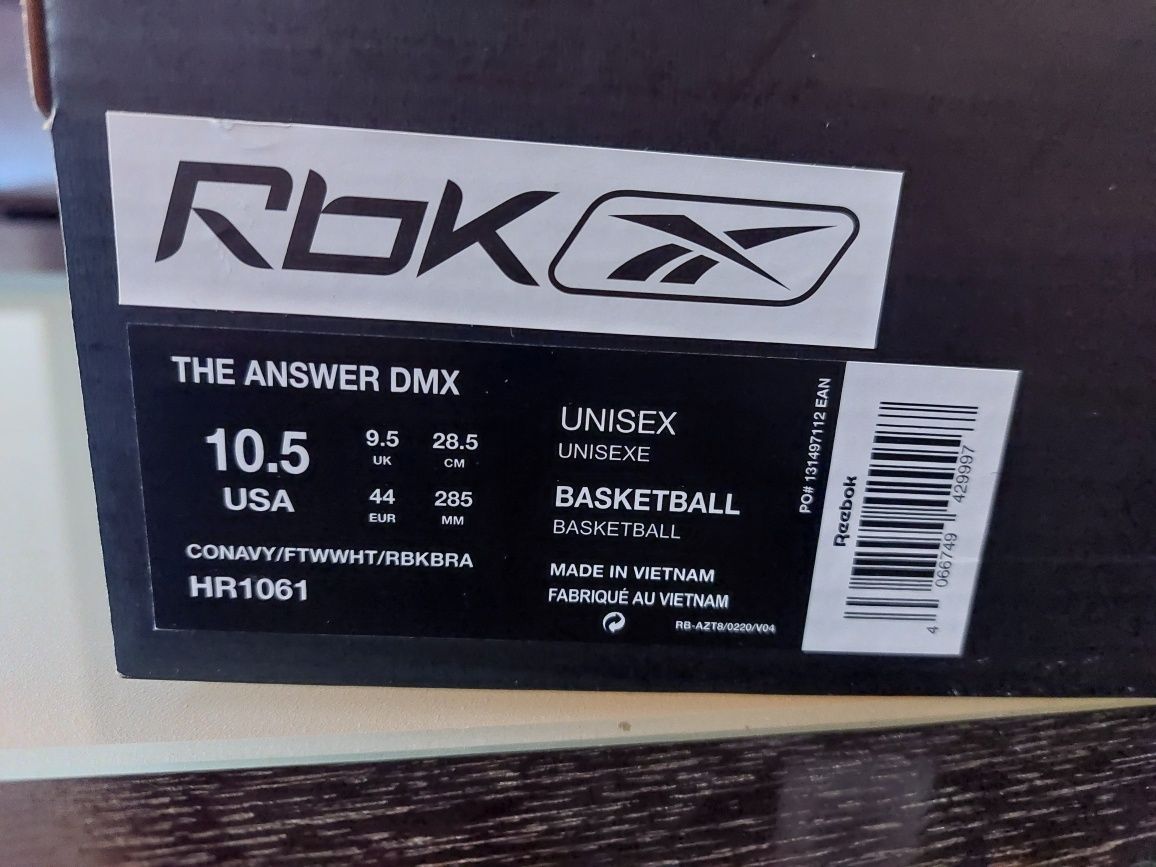 Reebok Classics Men The Answer DMX Allen Iverson