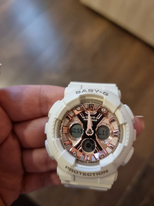 G shock Baby G Casio часовник white gold rose с гаранция