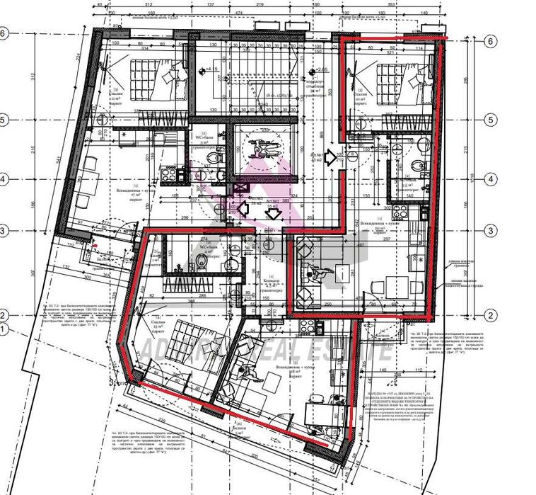 Двустаен -нова сграда -Широк център