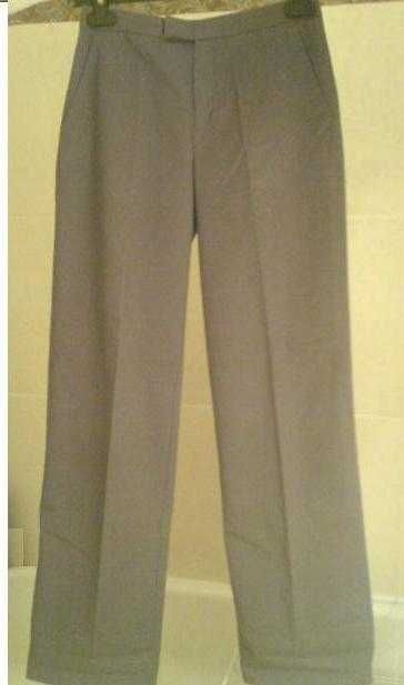 pantaloni Stefanel, noi, S-M, material plin, cotton, elastan