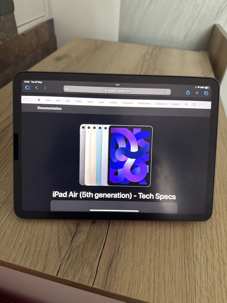 iPad Air 5 Apple M1 Chip Space Gray * Aspect ca noua
