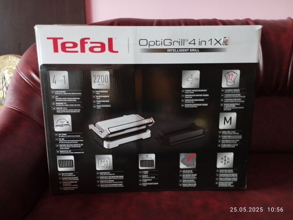 Tefal OptiGrill 4in1 XL grătar electric