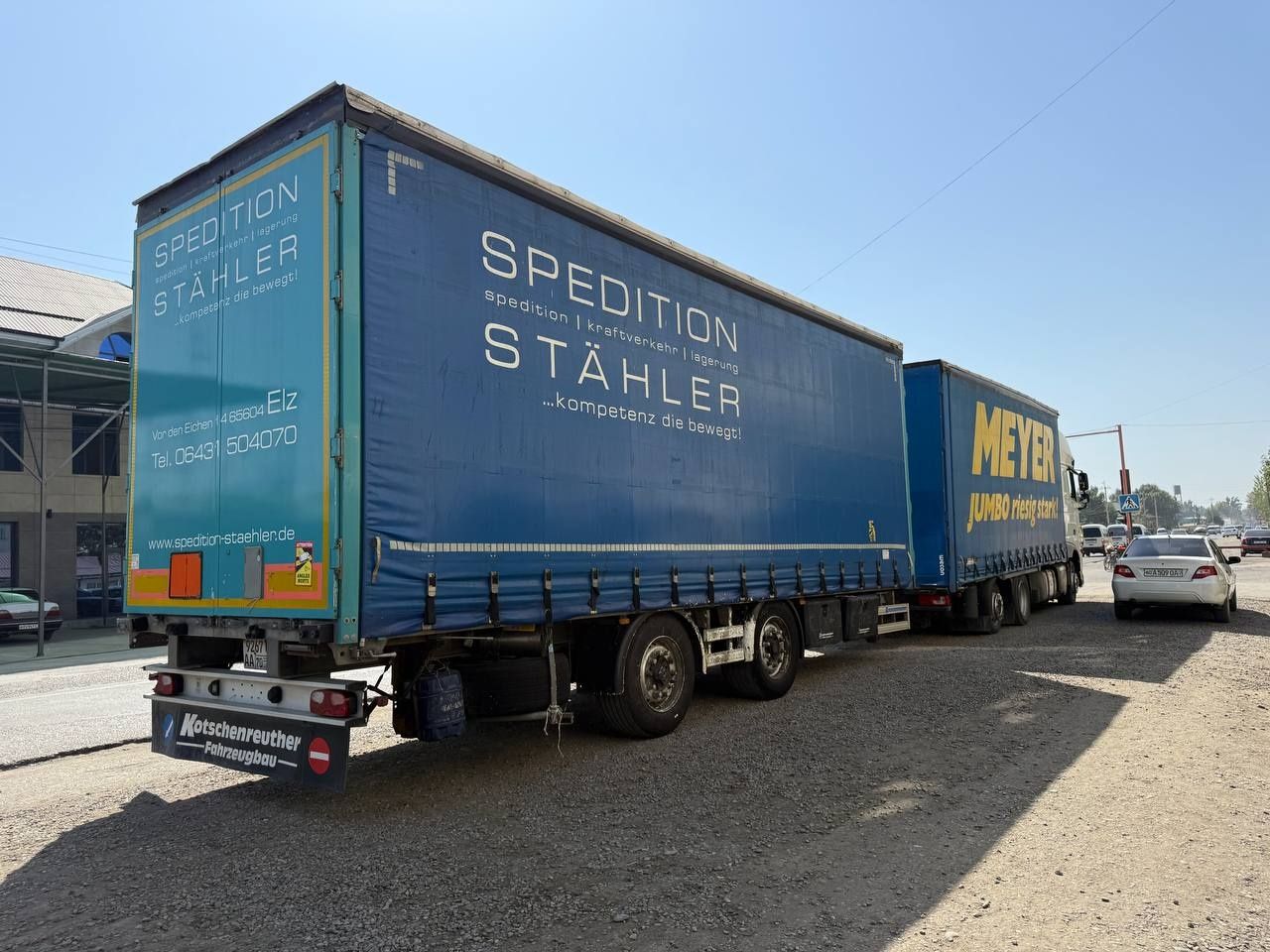 DAF XF EURO 6 паравоз + Kotschenrether прицеп cотилади