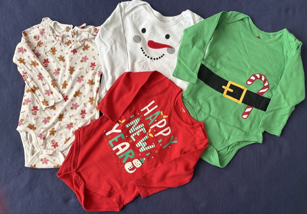 Коледни дрешки за момиче, размер 80-86