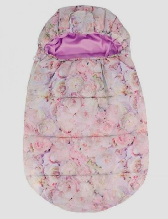 Продам новый кокон на девочку на весну 62-68 см