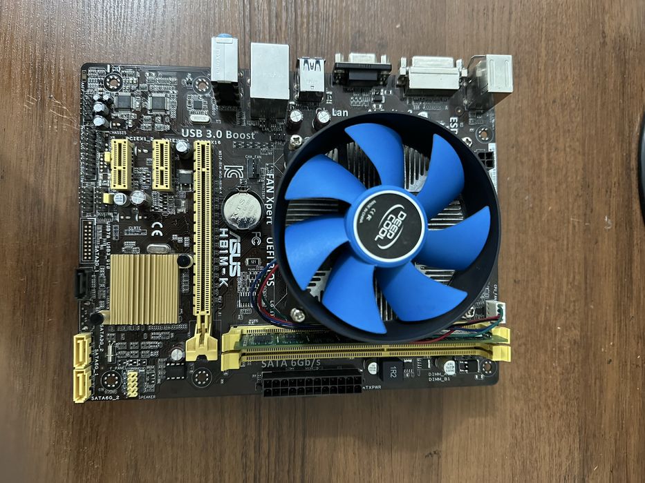 Материнка h81m i5 4440 8gb озу