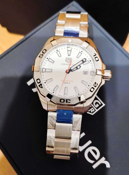 Брутален TAG HEUER AQUARACER WBD1111 Мъжки Часовник НОВ! Намаление 45%