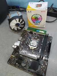 Комплект MSI H310+ i3 9100f + 16Gb DDR4 + Cooler (Отличное состояние)