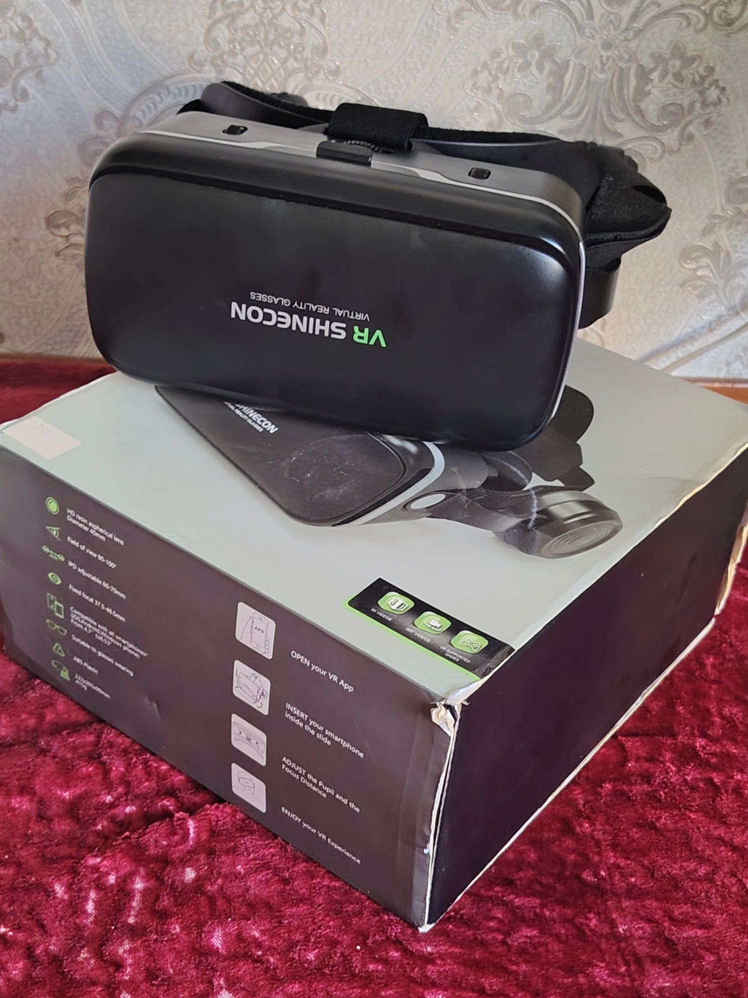 VR SHINECON vertual reality glasses