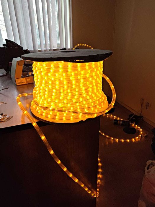 Электрогирлянда Дюралайт (Цвет желтый)