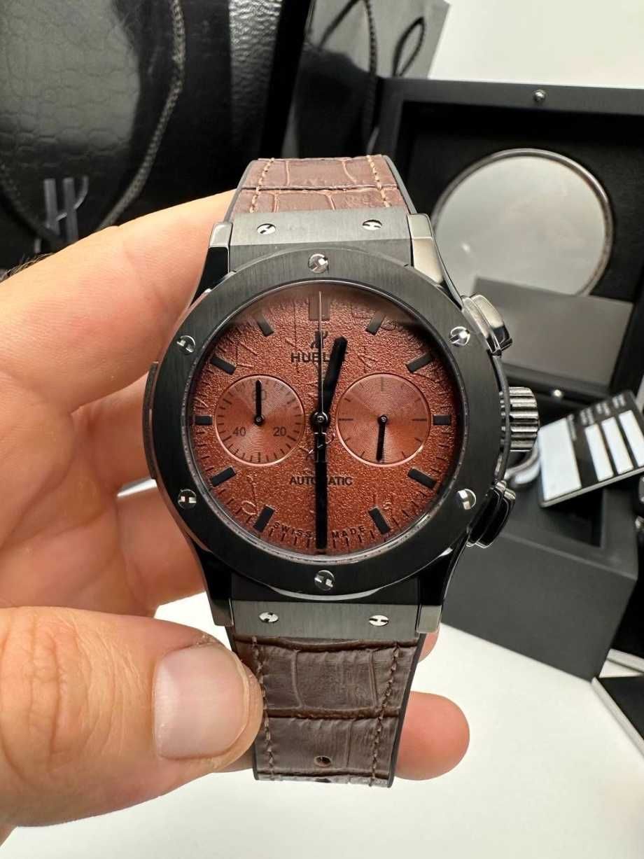 Мъжки Часовници 42mm сребро/ хронограф