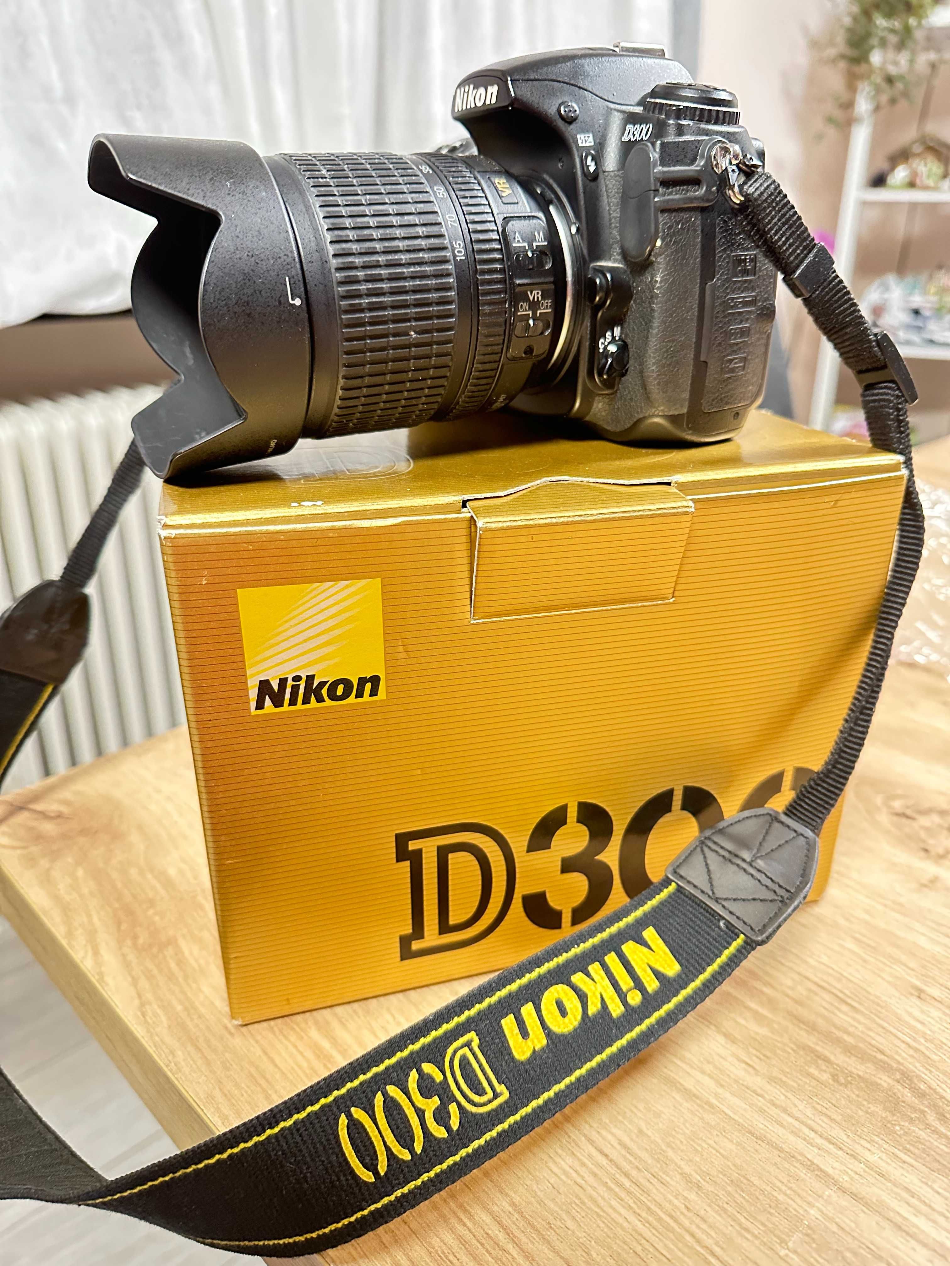 Nikon D300 cu obiectiv 18-105 mm Shuttercount 17.000 klik
