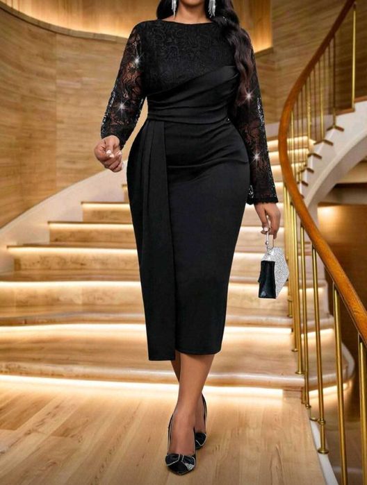 Красива елегантна рокля 4хл. Нова