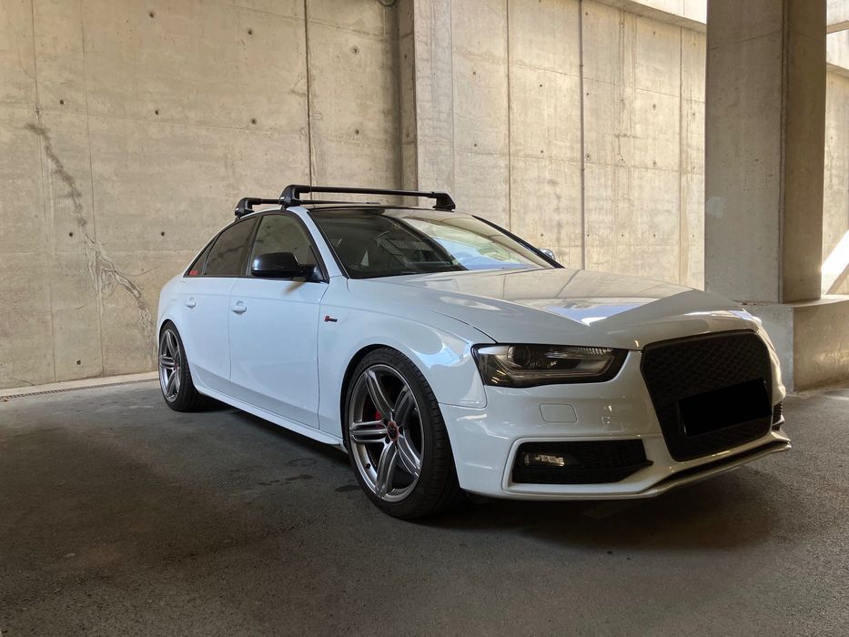 Напречни греди - Thule Evo EdgeClamp 7205 Black- Audi A/S4 B8.5 седан