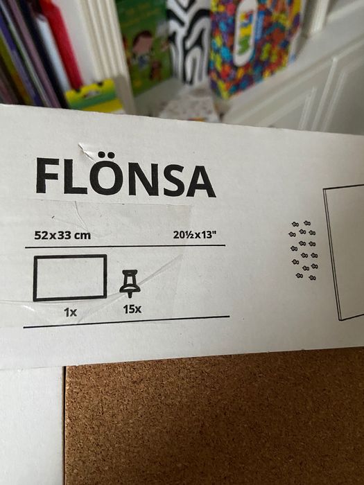 IKEA panou afișaj NOU din pluta (FLONSA)