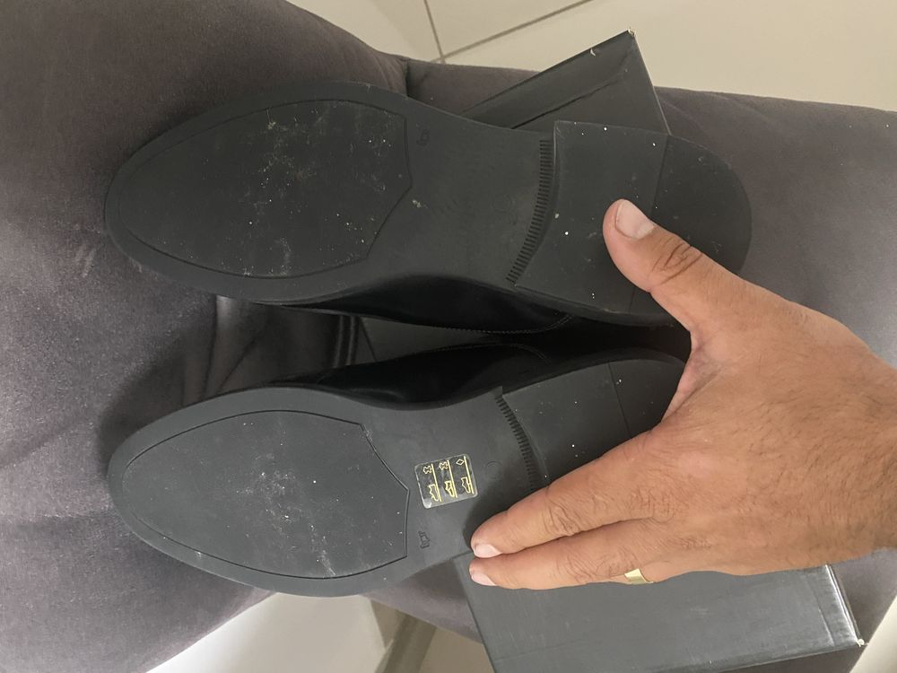 Pantofi eleganti piele lacuita mediu firma Anna Cori ca NOI