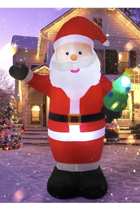 Mos Craciun gonfiabil 244 cm