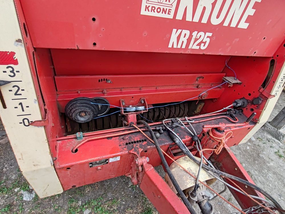 Balotiera krone kr 125 presa rotunda claas rollant