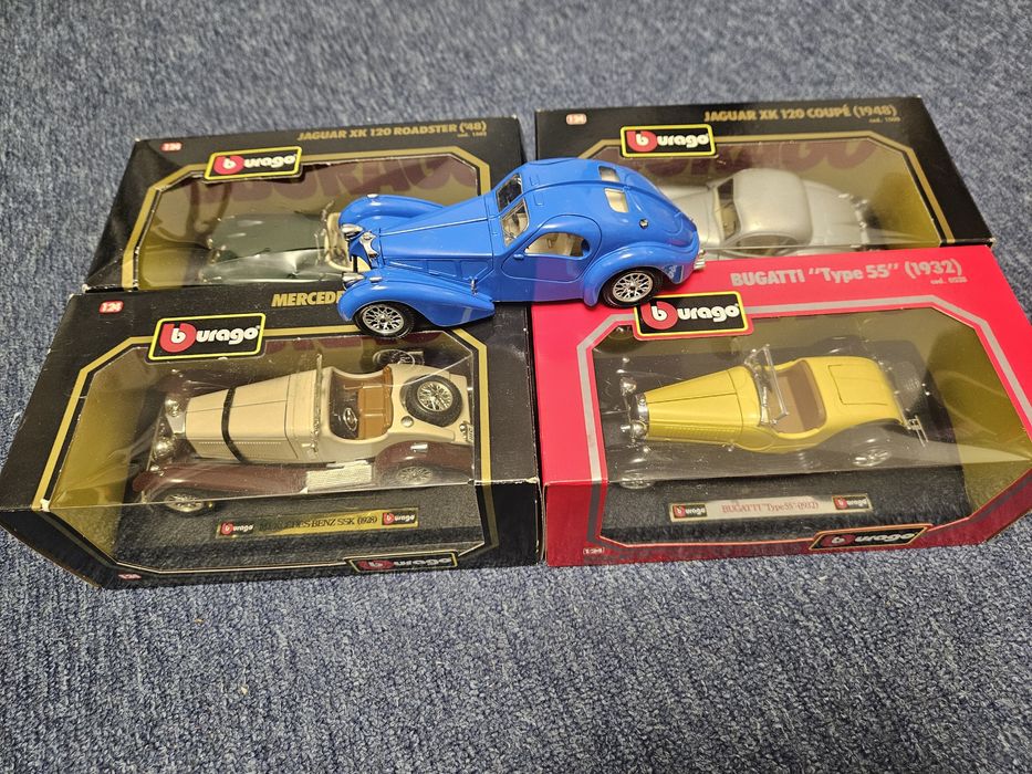 Colectie 4x Bburago Machete Metal Die-cast de colectie, anii '80 '90